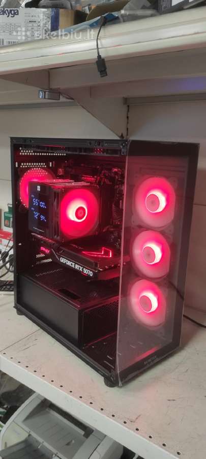 Rtx 5070 R7 7700 Ddr5 32gb 6000mts Msi B850 Wi-fi - nuotraukos Nr. 8