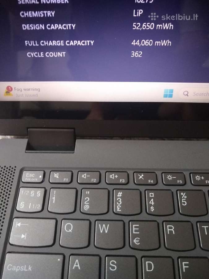 Yoga Flex 14" touch Ryzen 5300u - nuotraukos Nr. 3