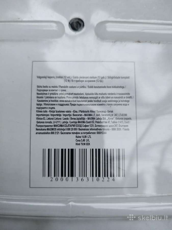 Naujas Stalo įrankių rinkinys - nuotraukos Nr. 4
