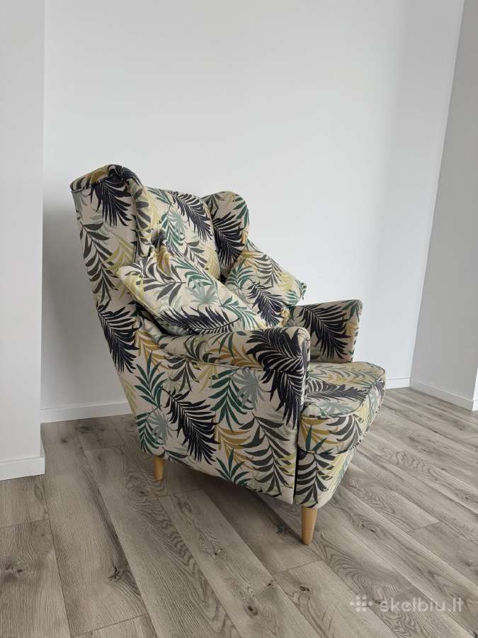 Ikea Strandmon fotelis + 2 pagalvėlės - nuotraukos Nr. 3
