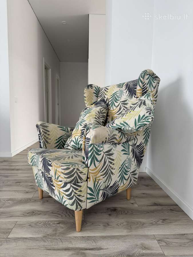 Ikea Strandmon fotelis + 2 pagalvėlės - nuotraukos Nr. 4
