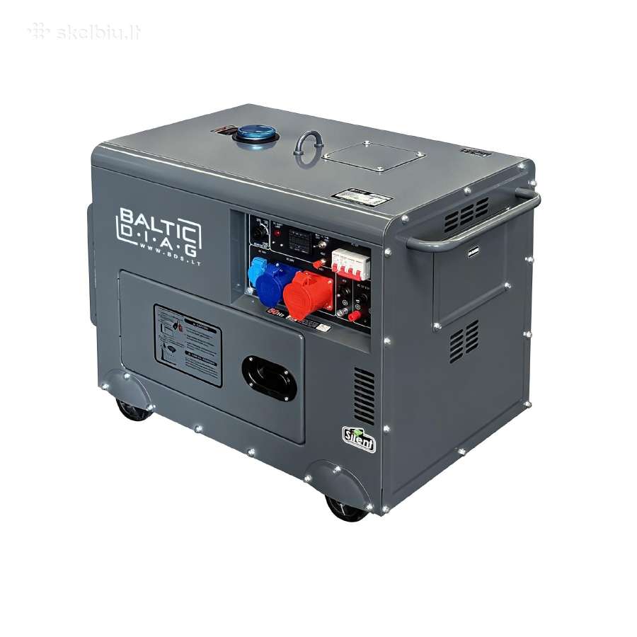 Mobilus dyzelinis generatorius Bd9500se, 7 kw - nuotraukos Nr. 2