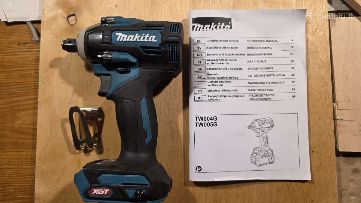 Makita tw004 veržliasukis - nuotraukos Nr. 6