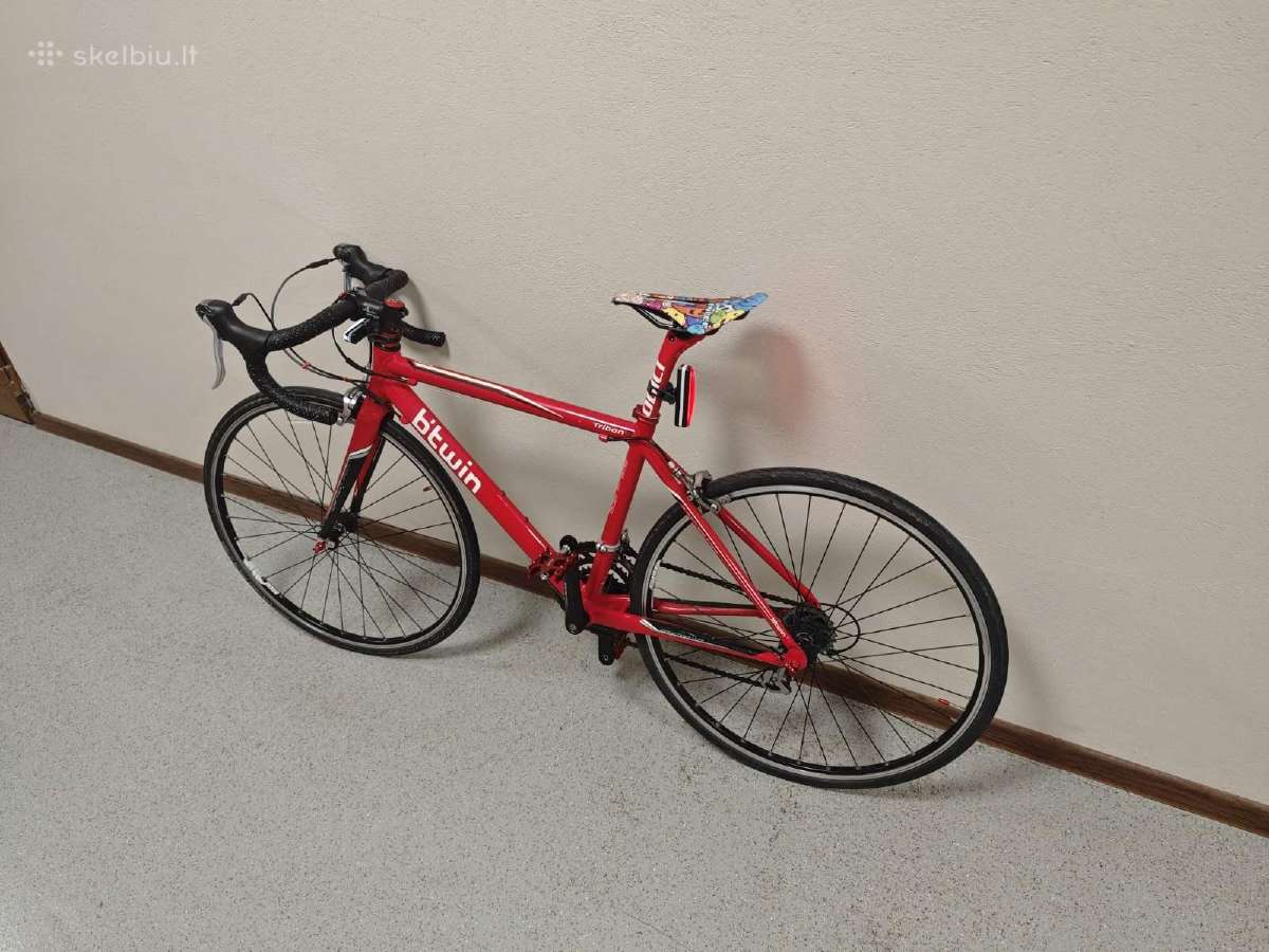 Vaikiškas, Paaugliškas plento dviratis 45 cm - nuotraukos Nr. 4