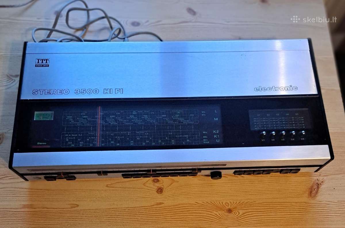 Retro radijas-stiprintuvas Itt Stereo 3500. - nuotraukos Nr. 2