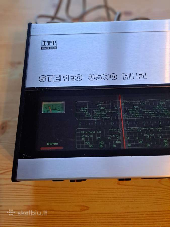 Retro radijas-stiprintuvas Itt Stereo 3500. - nuotraukos Nr. 3