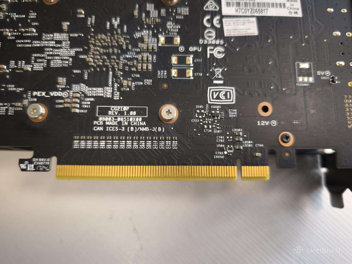 Asus Gtx 1050ti vaizdo plokštė - nuotraukos Nr. 3