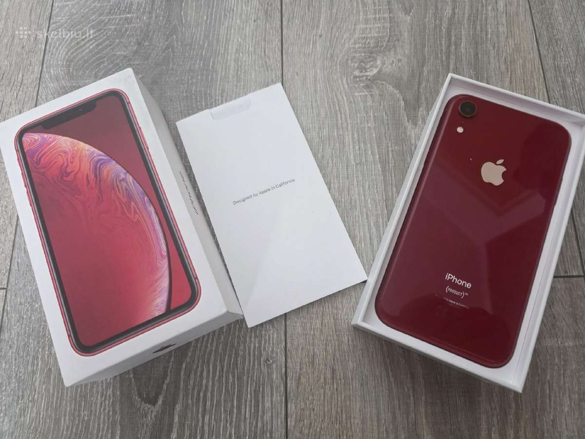 iPhone Xr, Red, 256gb - nuotraukos Nr. 2
