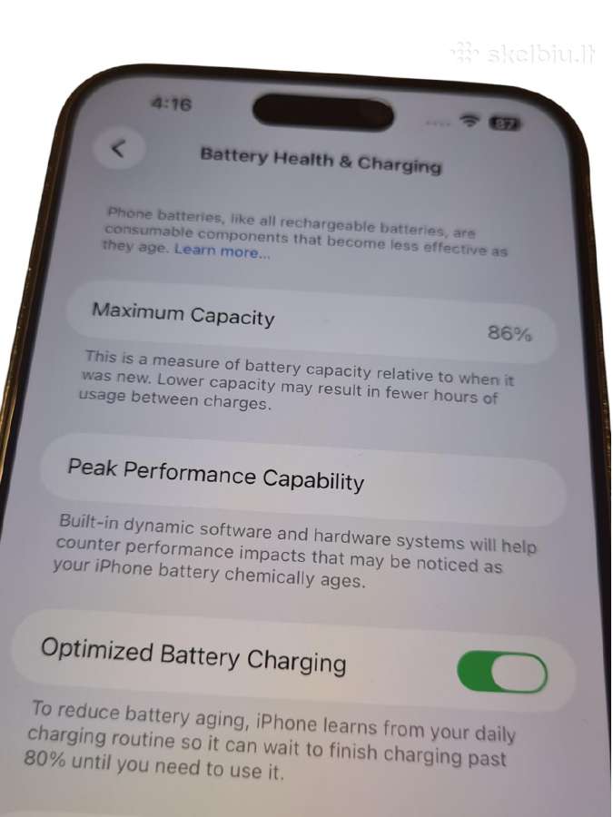 iPhone 14 Pro Max 128gb + 3 mėn. garantija - nuotraukos Nr. 6