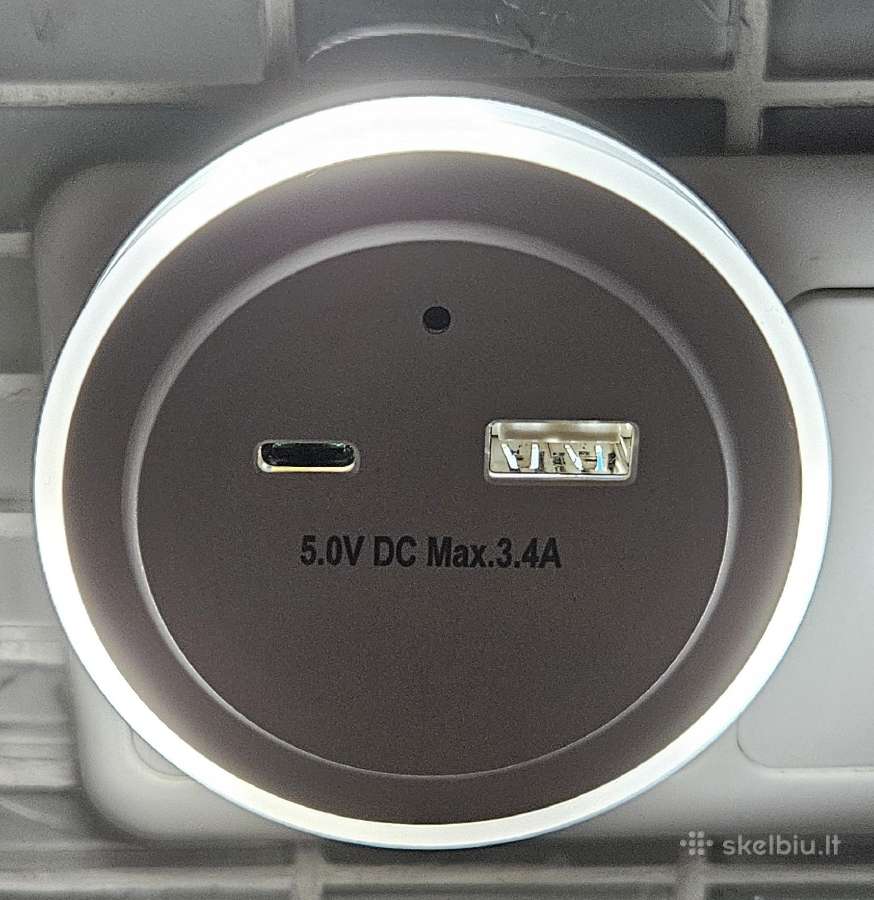 Pakrovėjas-adapteris Usb +Typec su LED apšvietimu - nuotraukos Nr. 4