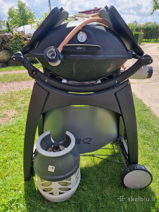 Kepsninė weber Q2000 su dujų balionu - nuotraukos Nr. 2