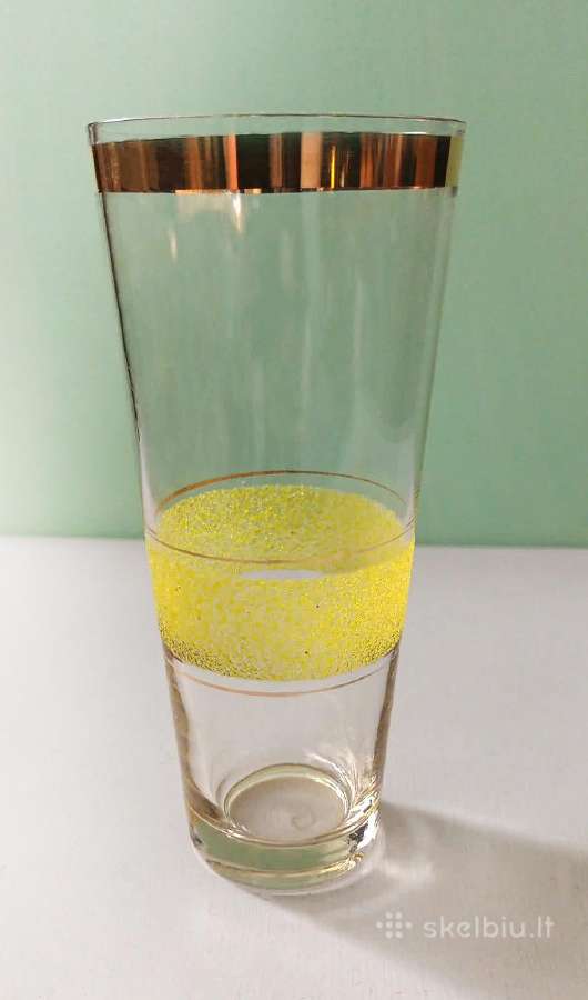 Vintažinės stiklinės, 300ml, 2vnt., Mid Century Mo - nuotraukos Nr. 3