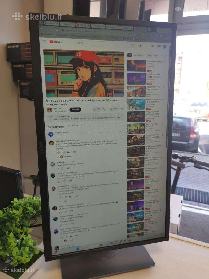 Dell P2417h horizontaus - vertikalus monitorius - nuotraukos Nr. 3
