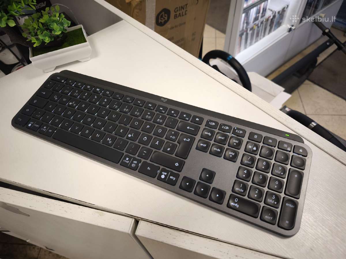 Kaip nauja Logitech Mx Keys belaidė klaviatūra - nuotraukos Nr. 2