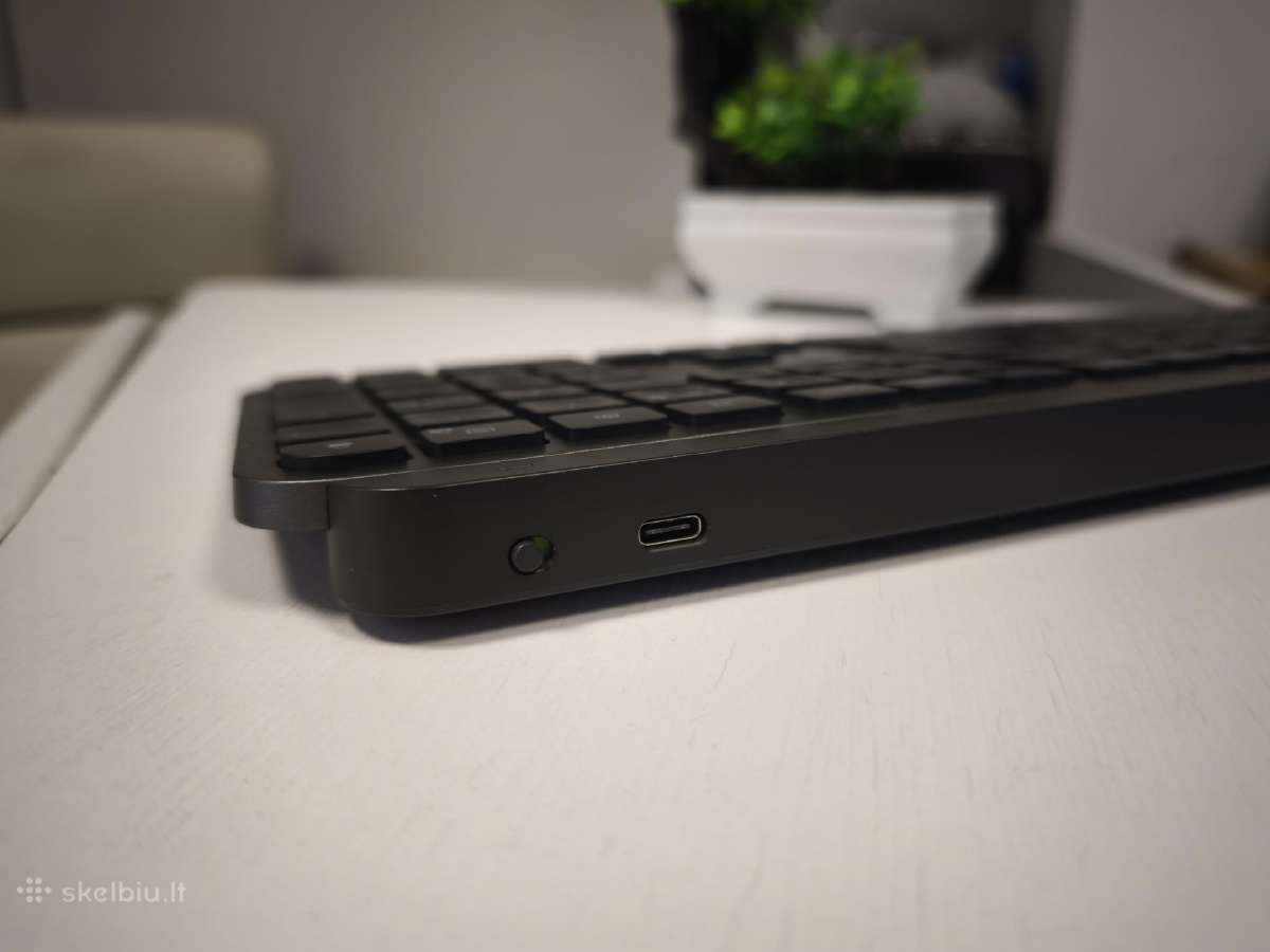 Kaip nauja Logitech Mx Keys belaidė klaviatūra - nuotraukos Nr. 3