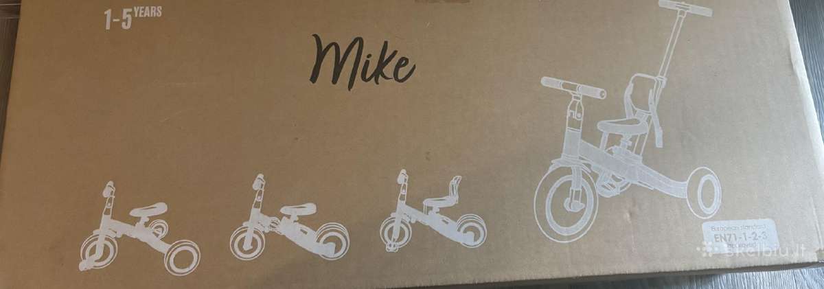 Moovkee Mike 6in1 triratukas–balansinis dviratis - nuotraukos Nr. 11