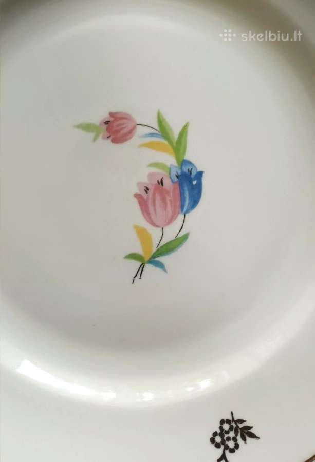 Lėkštės, 24cm, 5vnt., Pff, Ryga - nuotraukos Nr. 3