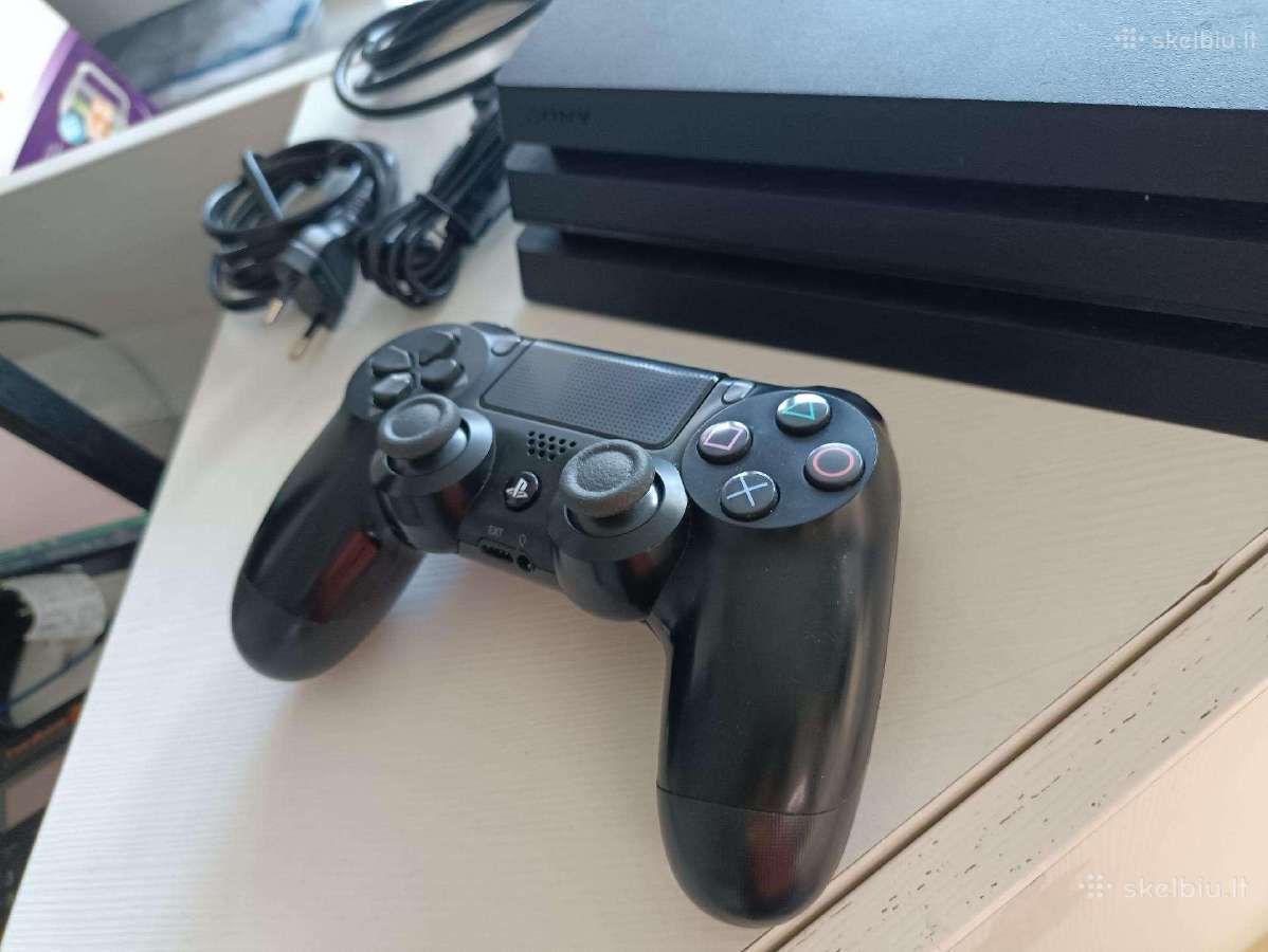 Playstation 4 Pro su 46 žaidimais ir Garantija - nuotraukos Nr. 4