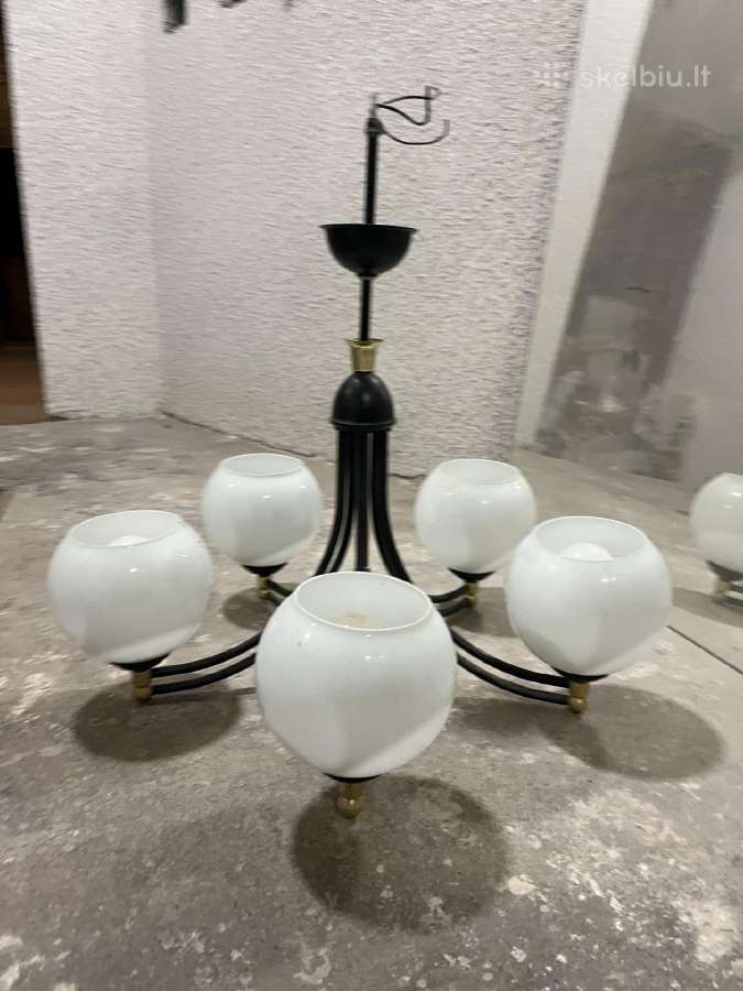 Vintažinė lempa pakabinimas šviestuvas artdeco - nuotraukos Nr. 2