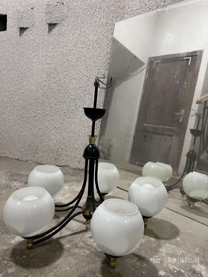 Vintažinė lempa pakabinimas šviestuvas artdeco - nuotraukos Nr. 4