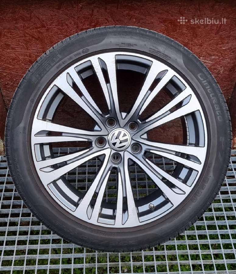 Ratlankių 235/45r18 su vasarinėmis padangomis komp - nuotraukos Nr. 3