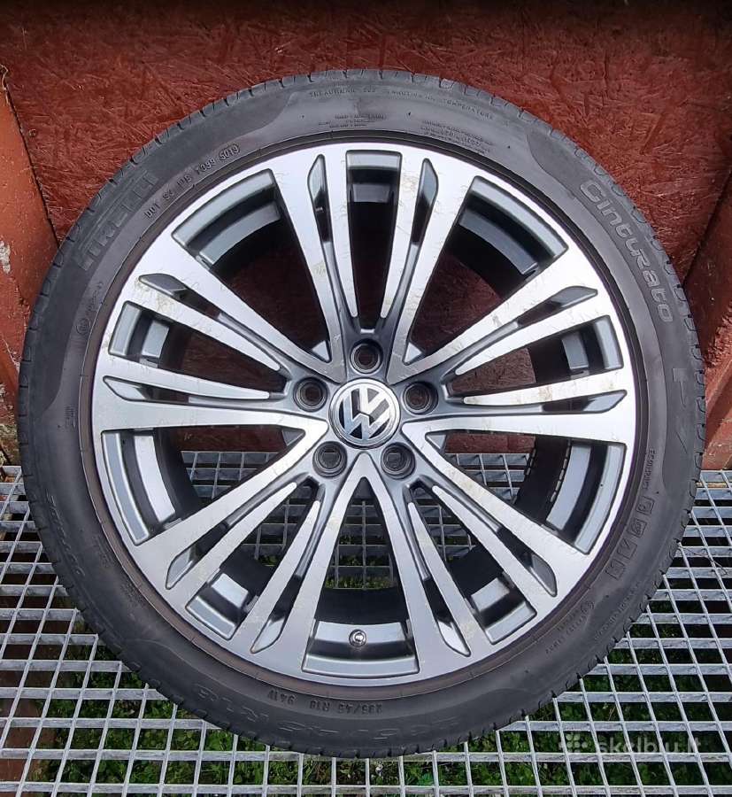 Ratlankių 235/45r18 su vasarinėmis padangomis komp - nuotraukos Nr. 7
