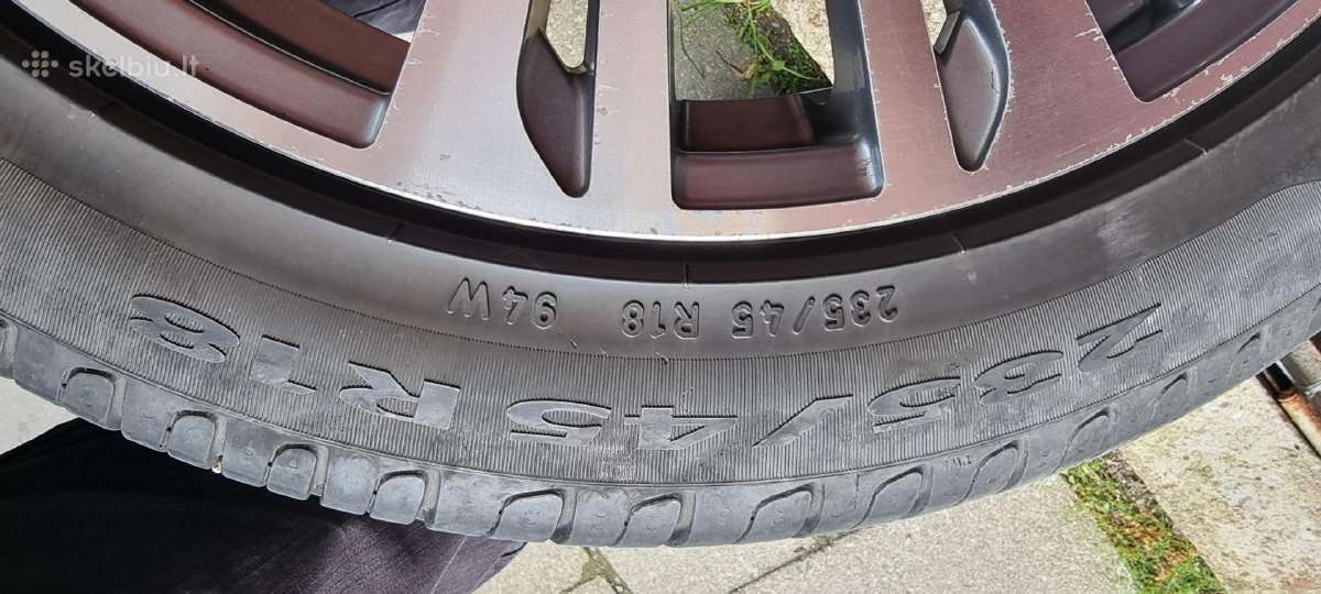 Ratlankių 235/45r18 su vasarinėmis padangomis komp - nuotraukos Nr. 11