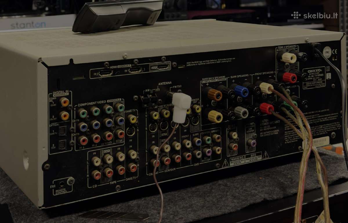 Onkyo tx-sr605 / resiveriai - nuotraukos Nr. 2