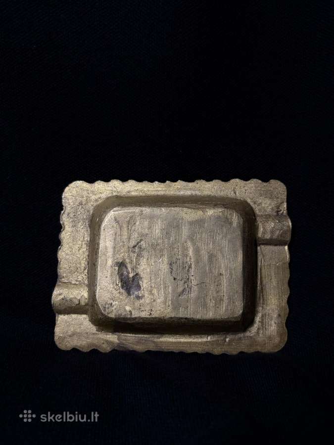 Originali vintažinė žalvarinė peleninė - nuotraukos Nr. 4