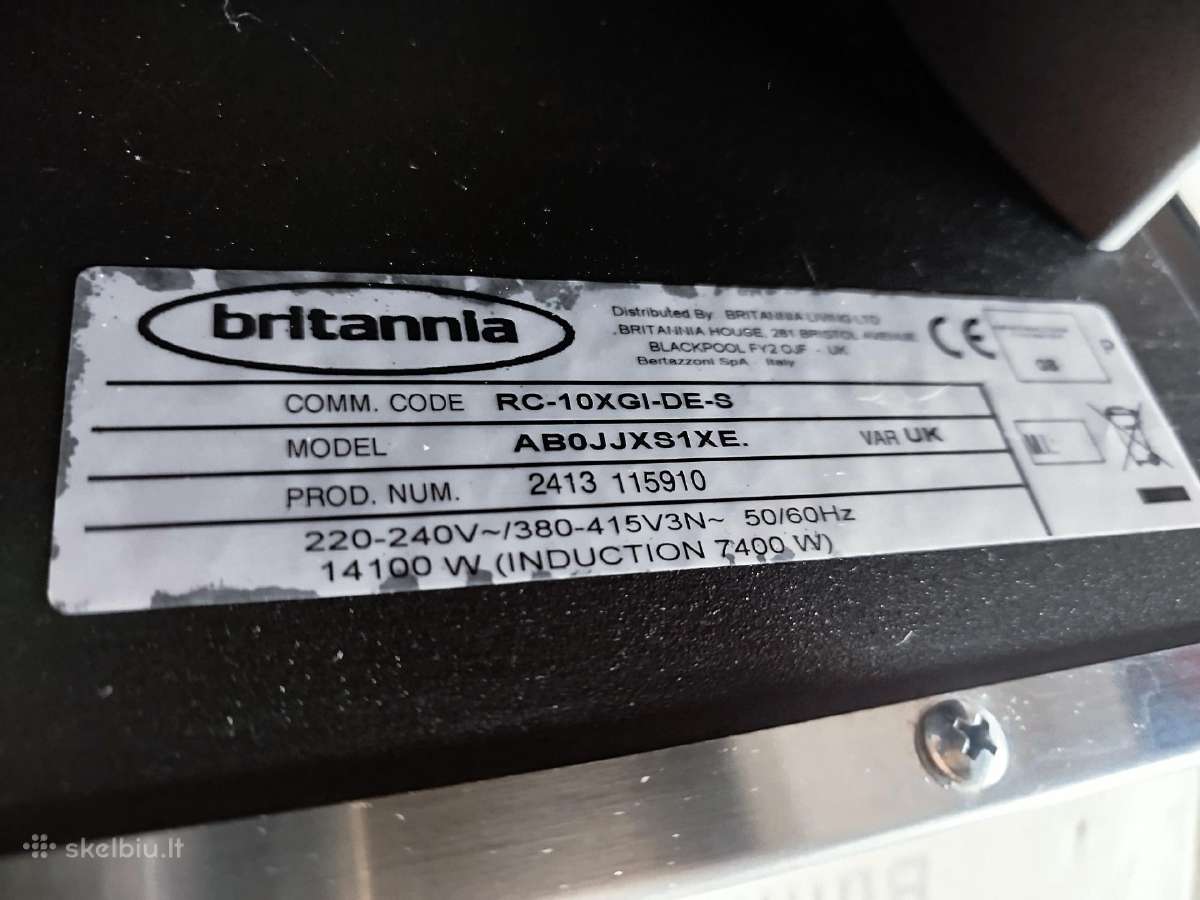 Britannia RC-10xgi-de moderni indukcine virykle - nuotraukos Nr. 4