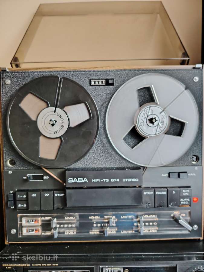 Juostinis magnetofonas Saba Hifi-tg 674 - nuotraukos Nr. 7