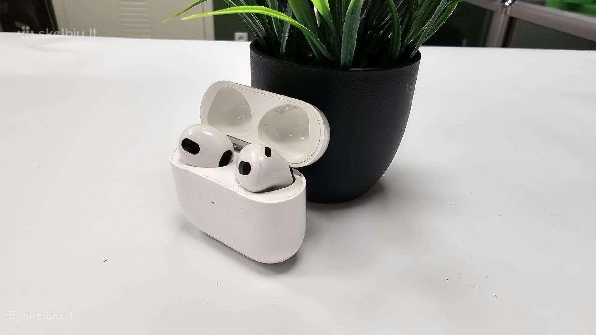Originalūs Airpods 3rd Gen su Garantija - nuotraukos Nr. 3
