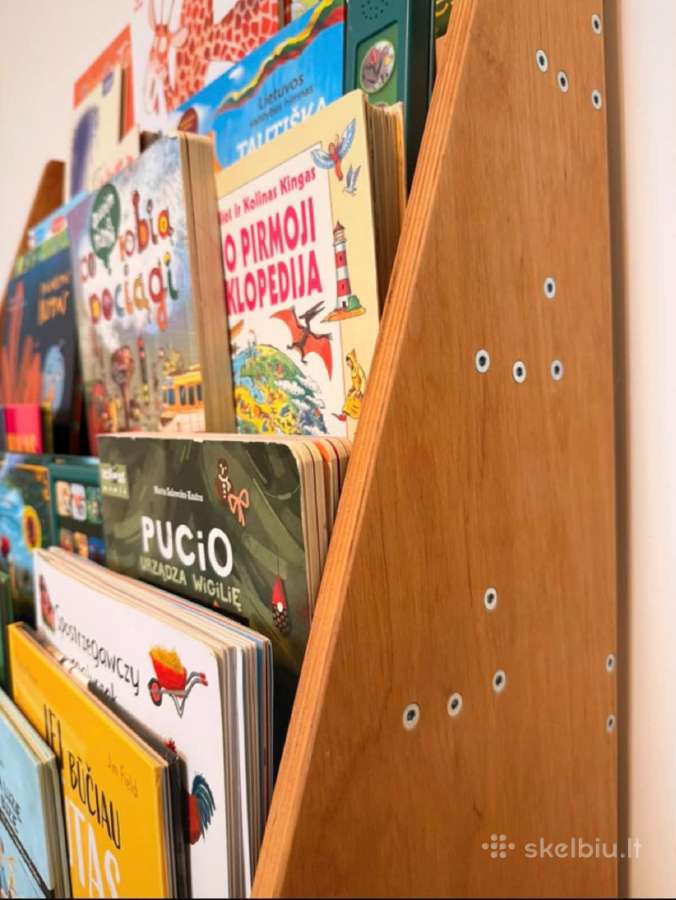 Montessori knygų lentyna - nuotraukos Nr. 2
