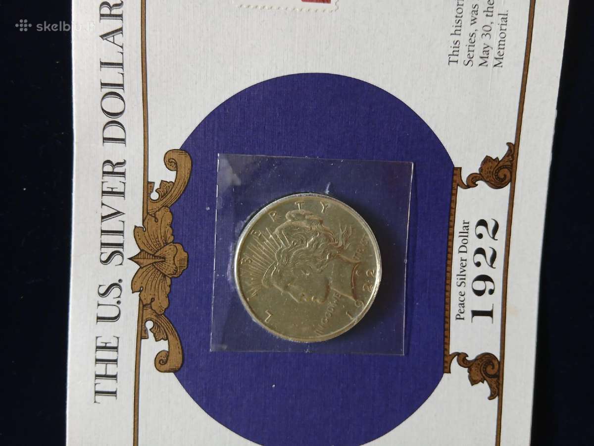 JAV 1922 Taikos Doleris - nuotraukos Nr. 2