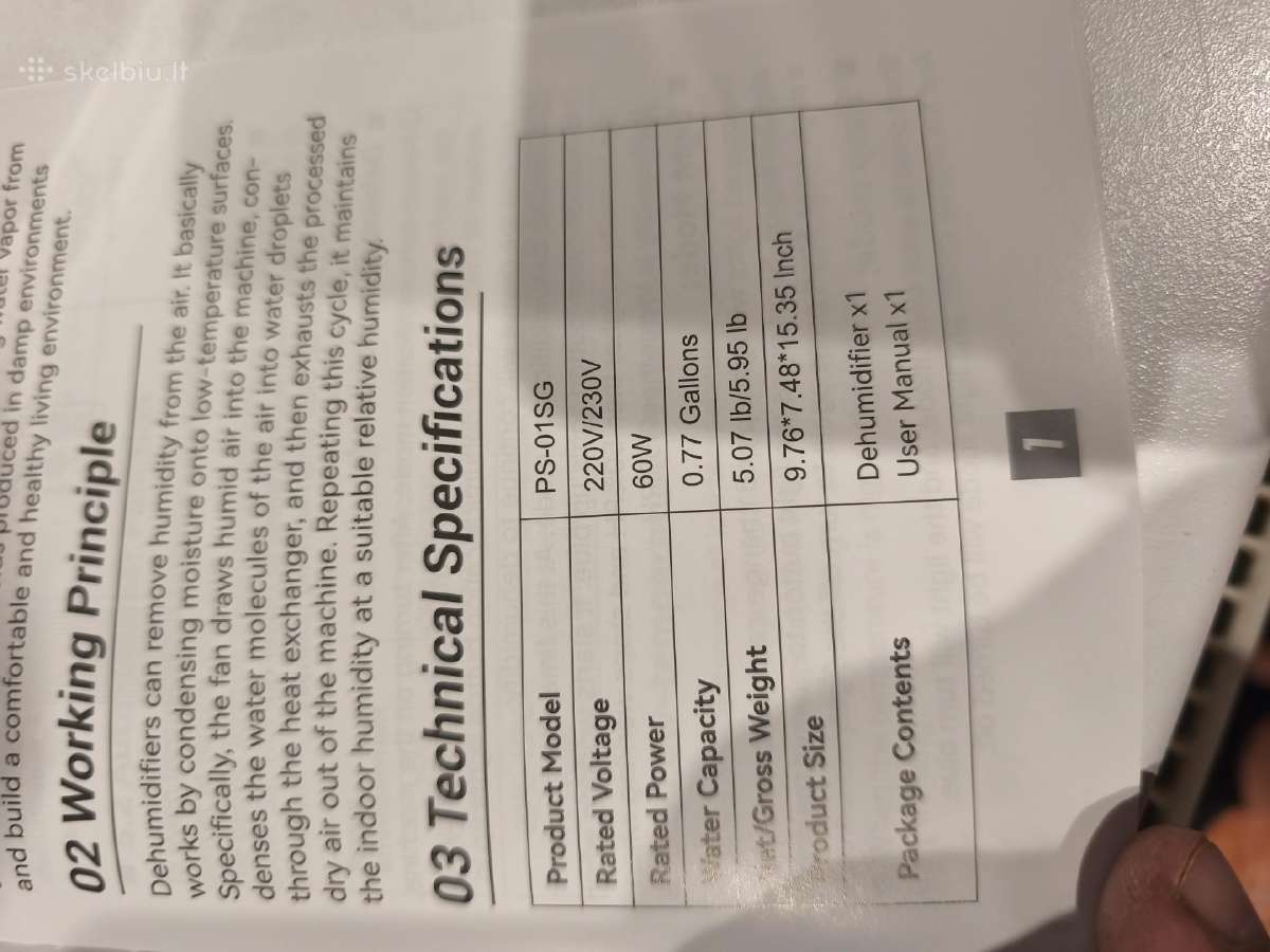 Oro sausintuvas 2,9l - nuotraukos Nr. 15