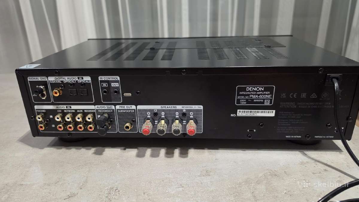 Denon Pma600ne Stiprintuvas 2x70w - nuotraukos Nr. 9