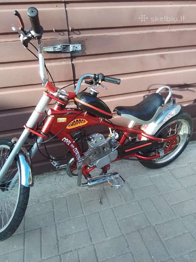 Motorinis dviratis chopper - nuotraukos Nr. 2