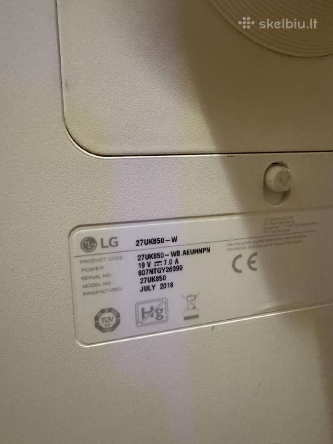 LG monitorius 60hz 4k - nuotraukos Nr. 3