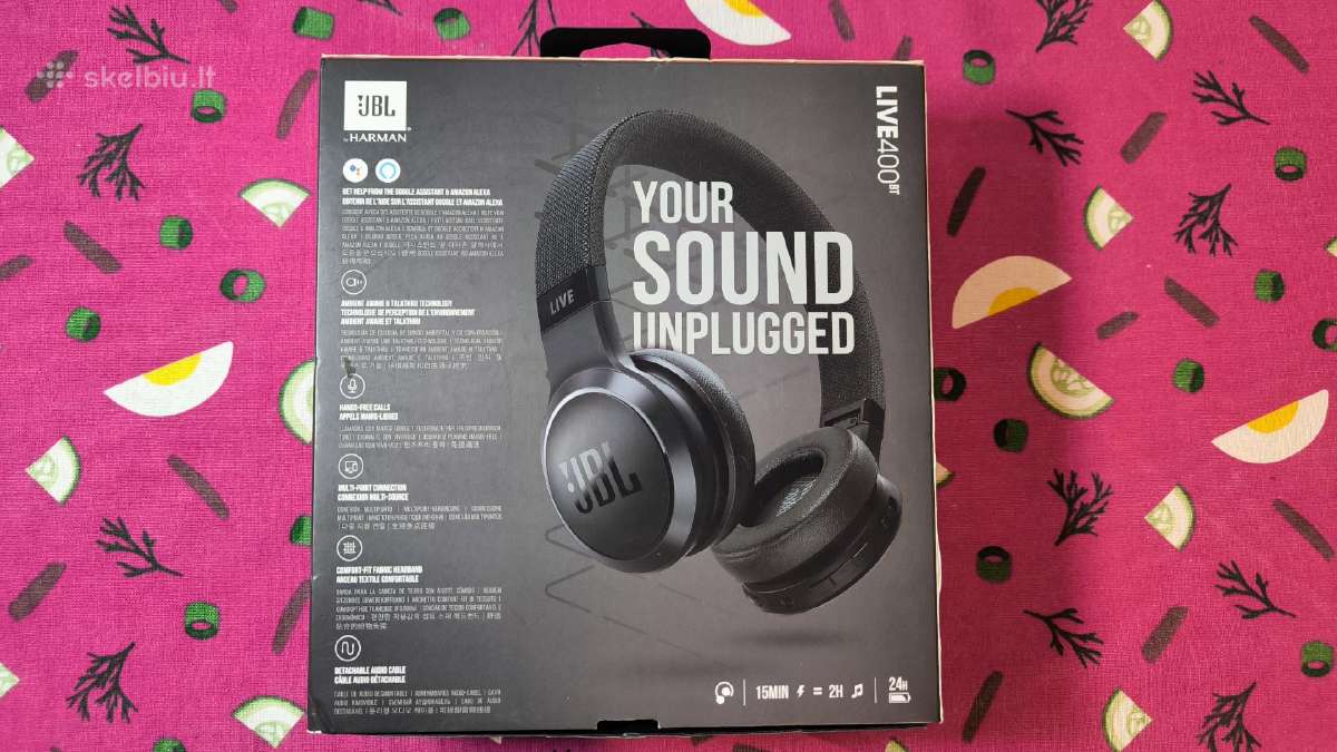 Jbl Live 400bt ausinės - nuotraukos Nr. 3