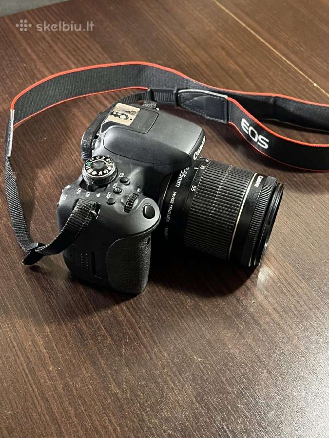Canon EOS 750d fotoaparatas + 2 objektyvai - nuotraukos Nr. 6