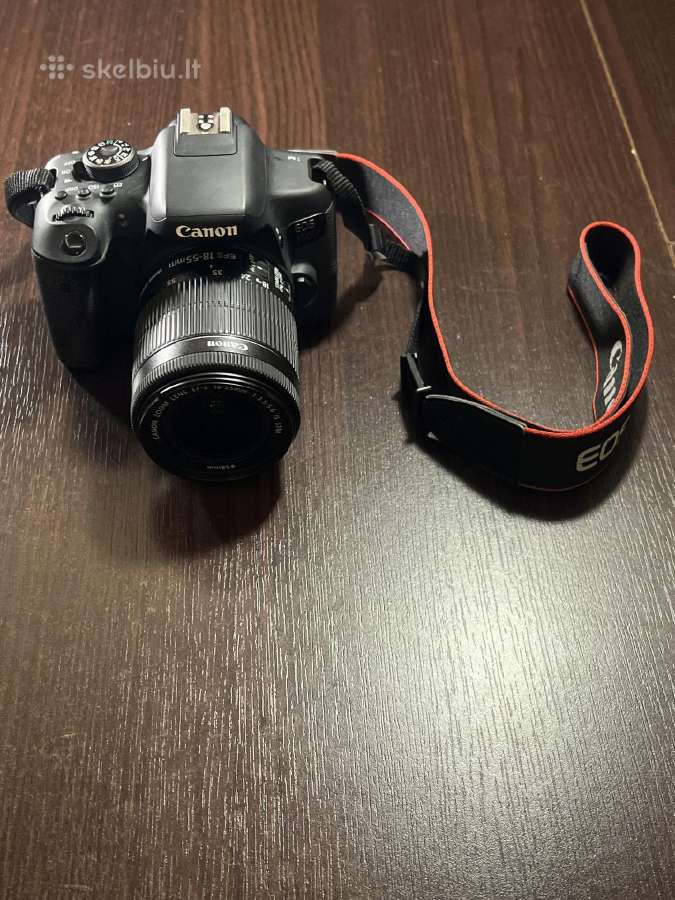 Canon EOS 750d fotoaparatas + 2 objektyvai - nuotraukos Nr. 7