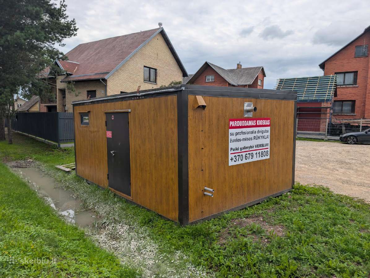 Kioskas-namelis!viduje ir žuvies-mėsos rukykla - nuotraukos Nr. 4