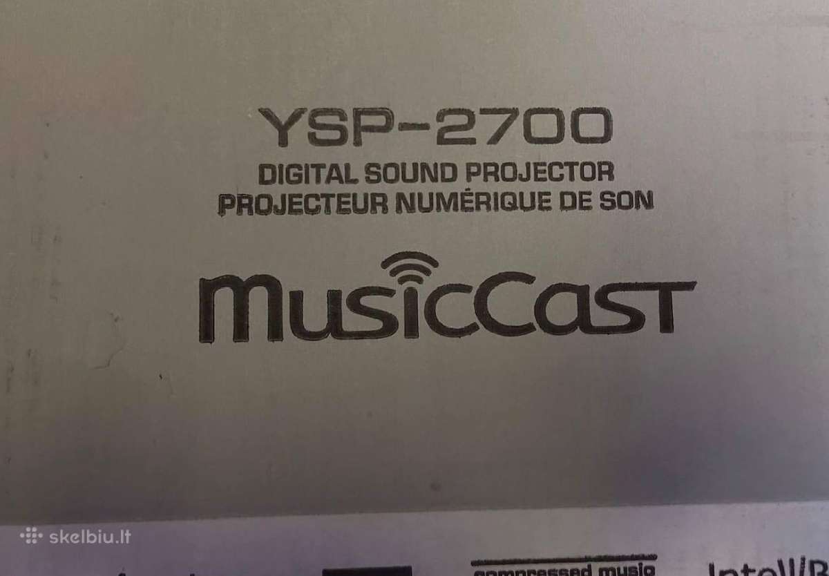 Soundbar Yamaha Ysp-2700 - nuotraukos Nr. 7