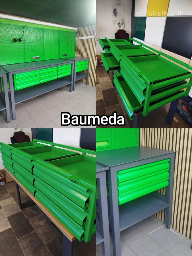 Metalinis darbastalis,metaliniai baldai - nuotraukos Nr. 3