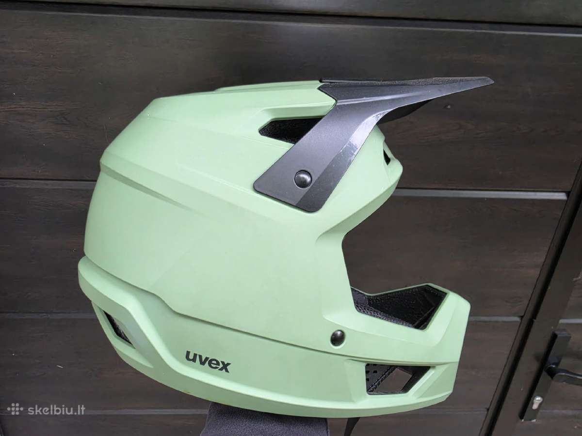 Šalmas Uvex ravage moss green-black matt - nuotraukos Nr. 4