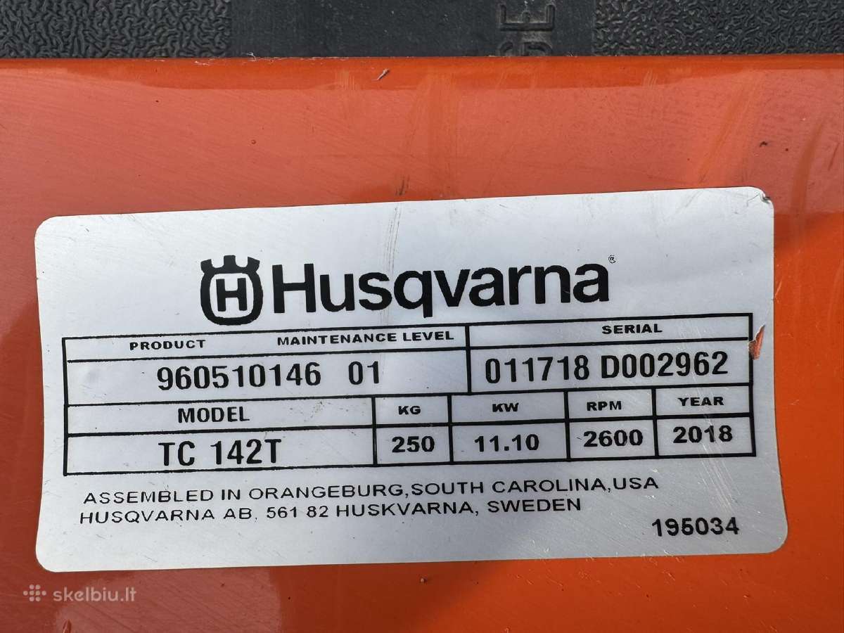 Husqvarna Tc 142t vejos traktoriukas - nuotraukos Nr. 3