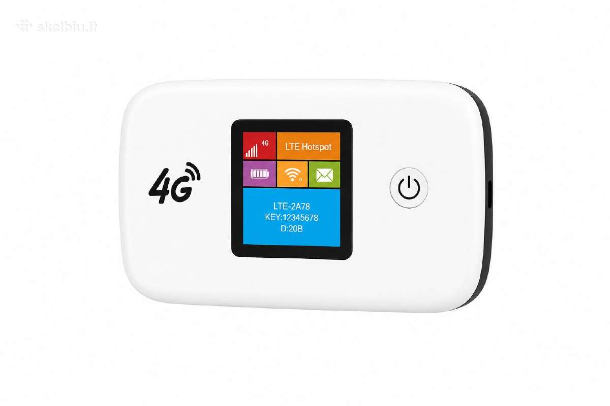 Akcija! - 4G modemas su 2400mah baterija - nuotraukos Nr. 3