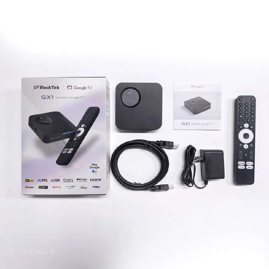 Rocktek Gx1 – Google TV priedėlis su Di apdorojimu - nuotraukos Nr. 2