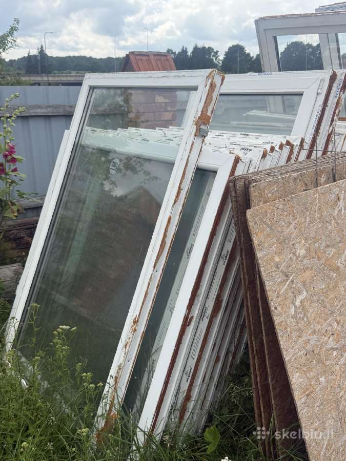 Naudoti plastikiniai langai ir balkono durys - nuotraukos Nr. 2