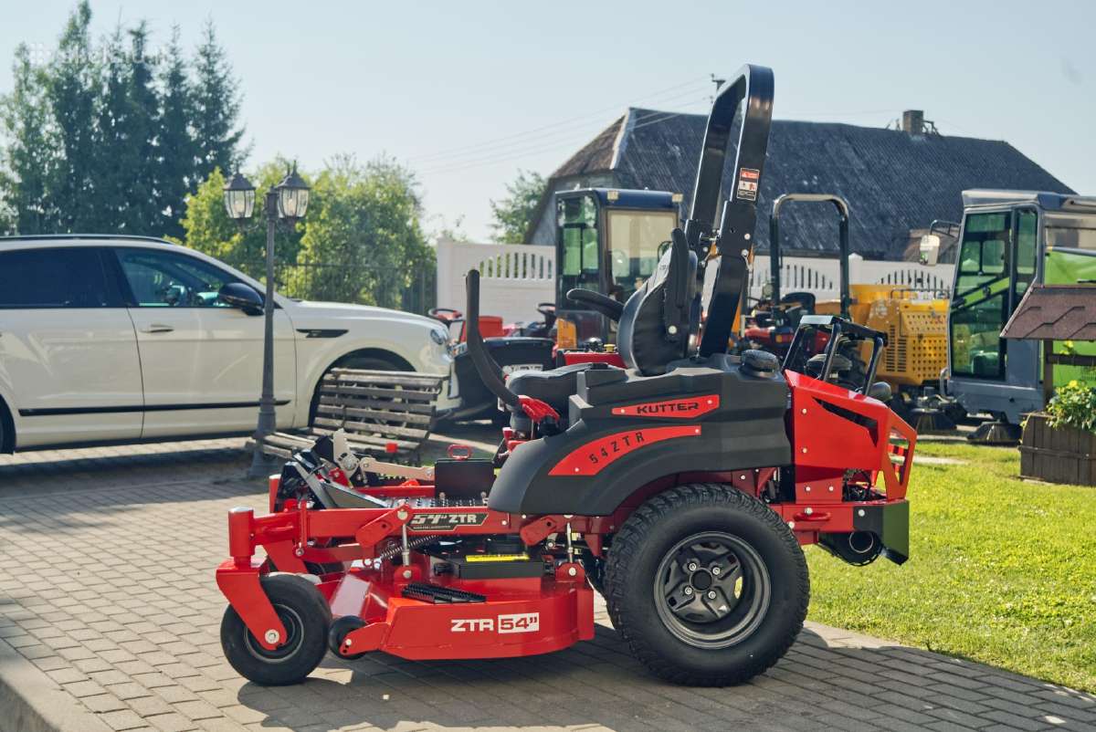 Kutter Ztr54-c Nulinio Apsisukimo Vejos Traktorius - nuotraukos Nr. 5